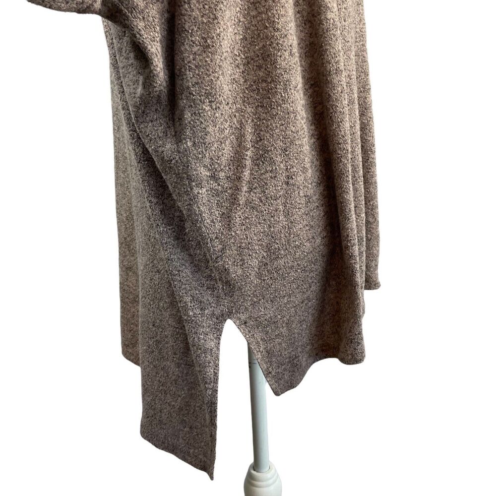 Sans Souci Women's L Pink & Gray Relaxed Plush Long Sleeve Tunic Top - Picture 3 of 7